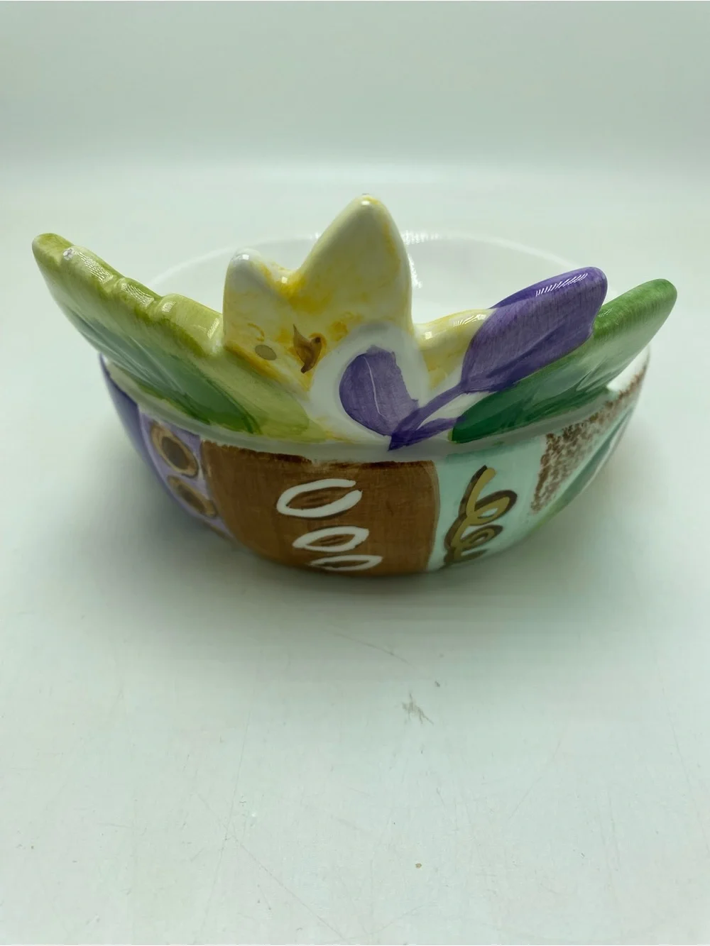 Jay Imports Vintage Spoon Rest With Leaves